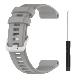 SILICONE Vymeniteľný remienok pre Garmin Approach S62 šedý