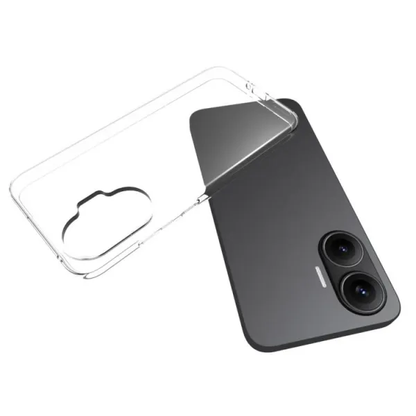 TPU Ochranný kryt pre Xiaomi Poco F7 priehľadný