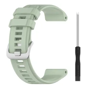 SILICONE Vymeniteľný remienok pre Garmin Forerunner 965 svetlozelený
