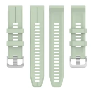 SILICONE Vymeniteľný remienok pre Garmin Forerunner 965 svetlozelený