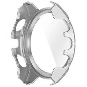 PC FULL COVER Plastový kryt so sklom pre Garmin Tactix 8 47mm SILVER