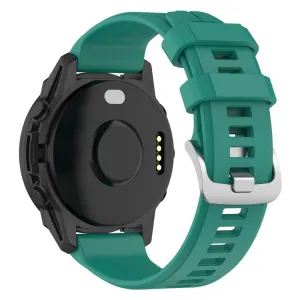 SILICONE Vymeniteľný remienok pre Garmin Forerunner 965 tmavozelený