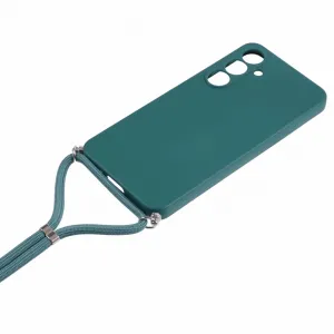 ROPE Kryt so šnúrkou Samsung Galaxy S25+ 5G tmavozelený