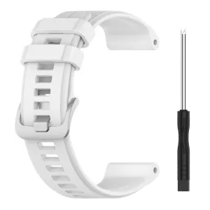 SILICONE Vymeniteľný remienok pre Garmin Approach S62 biely