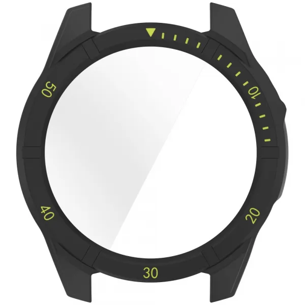 PC FULL COVER Plastový kryt so sklom pre Garmin Tactix 8 47mm BLACK-GREEN