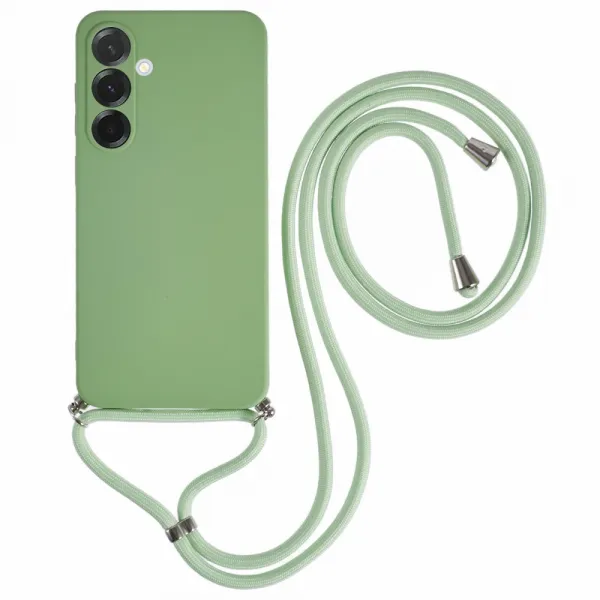 ROPE Kryt so šnúrkou Samsung Galaxy A36 svetlozelený