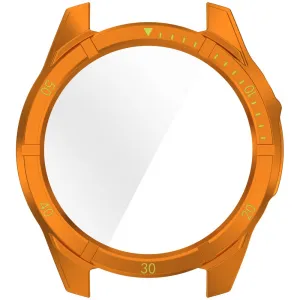 PC FULL COVER Plastový kryt so sklom pre Garmin Tactix 8 47mm ORANGE