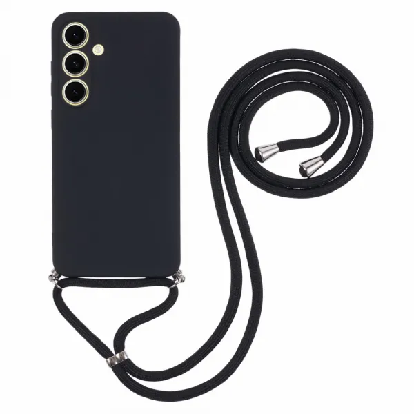 ROPE Kryt so šnúrkou Samsung Galaxy S25+ 5G čierny