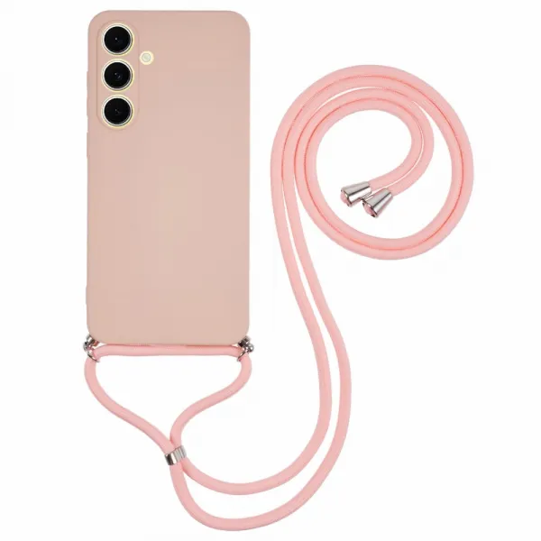 ROPE Kryt so šnúrkou Samsung Galaxy A16 / A16 5G ružový
