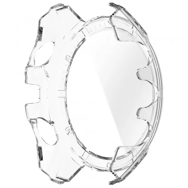 PC FULL COVER Plastový kryt so sklom pre Garmin Tactix 8 47mm TRANSPARENT