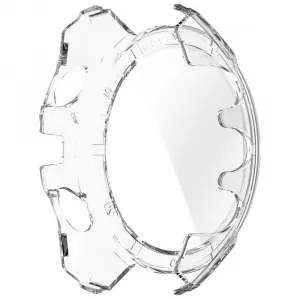 PC FULL COVER Plastový kryt so sklom pre Garmin Tactix 8 47mm TRANSPARENT