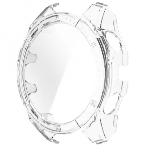 PC FULL COVER Plastový kryt so sklom pre Garmin Tactix 8 47mm TRANSPARENT