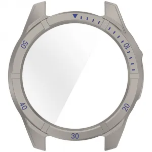 PC FULL COVER Plastový kryt so sklom pre Garmin Tactix 8 47mm TITANIUM