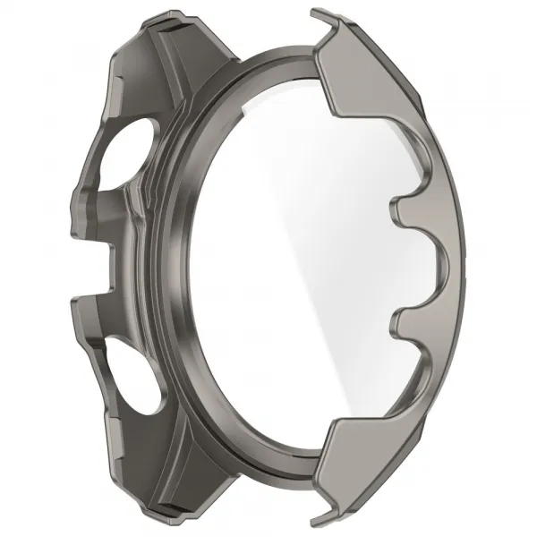 PC FULL COVER Plastový kryt so sklom pre Garmin Tactix 8 47mm TITANIUM