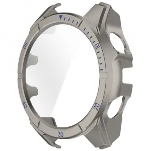 PC FULL COVER Plastový kryt so sklom pre Garmin Tactix 8 47mm TITANIUM