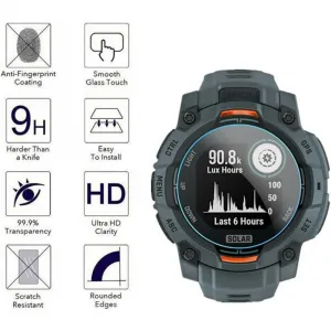 PROTEMIO 3x Ochranná fólia pre Garmin Instinct 3 Solar 50mm
