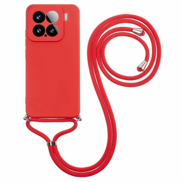 ROPE Kryt so šnúrkou Xiaomi 15 červený