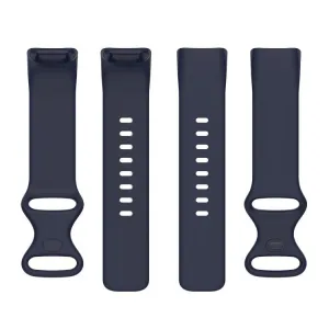 SILICONE Vymeniteľný remienok pre Fitbit Charge 6 / Charge 5 tmavomodrý