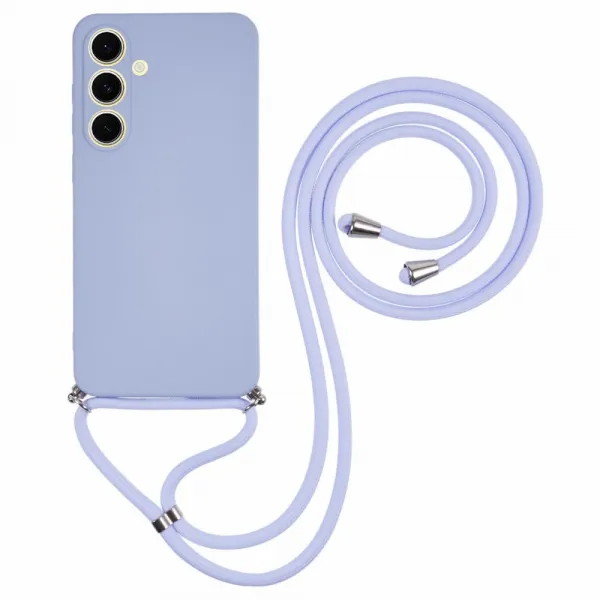 ROPE Kryt so šnúrkou Samsung Galaxy S25+ 5G fialový