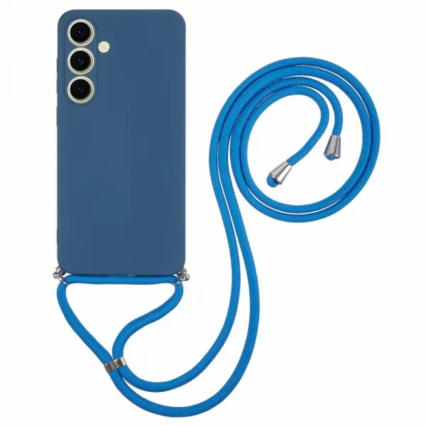 ROPE Kryt so šnúrkou Samsung Galaxy S25 5G modrý