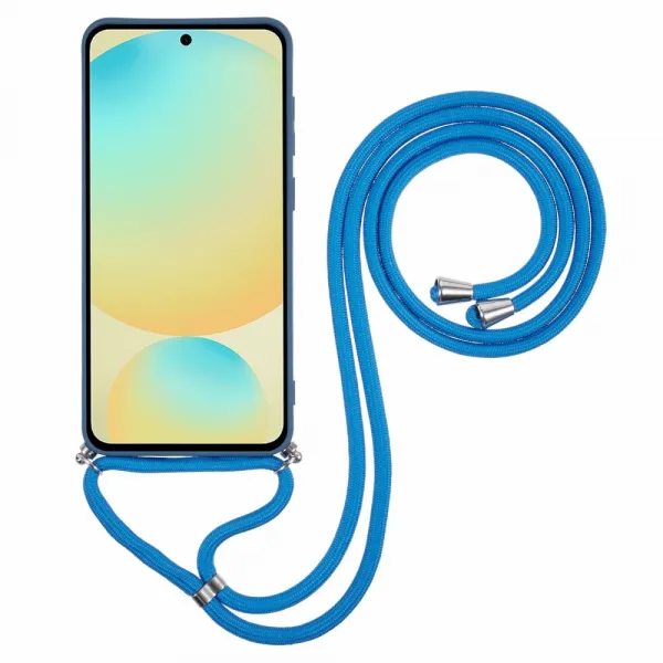 ROPE Kryt so šnúrkou Samsung Galaxy S25 5G modrý