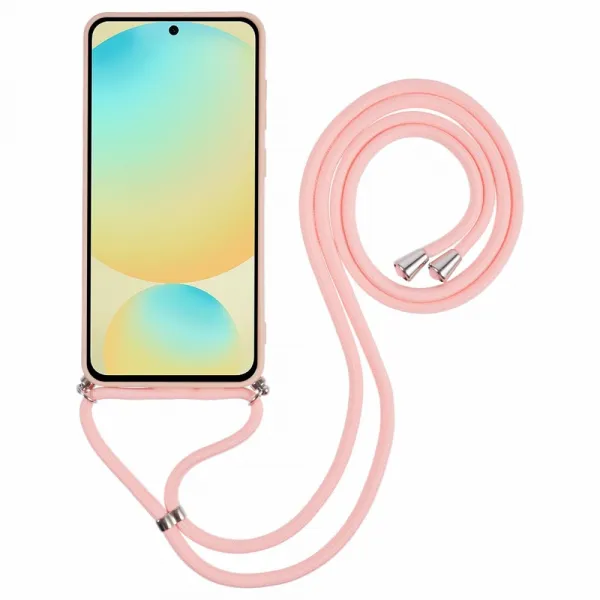 ROPE Kryt so šnúrkou Samsung Galaxy S25+ 5G ružový