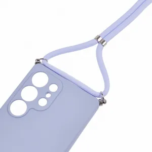 ROPE Kryt so šnúrkou Samsung Galaxy S25 Ultra 5G fialový
