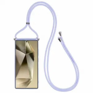 ROPE Kryt so šnúrkou Samsung Galaxy S25 Ultra 5G fialový