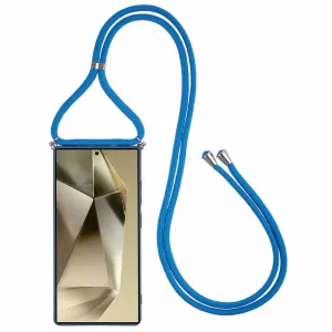 ROPE Kryt so šnúrkou Samsung Galaxy S25 Ultra 5G modrý