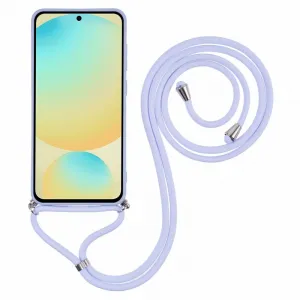 ROPE Kryt so šnúrkou Samsung Galaxy S25+ 5G fialový