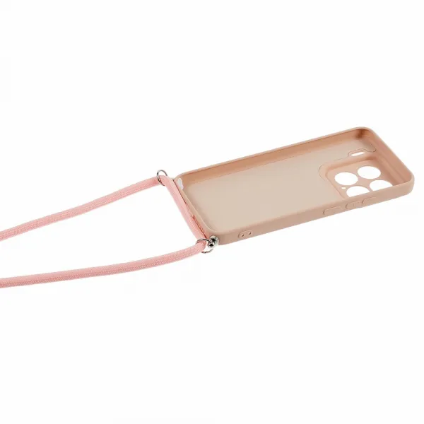 ROPE Kryt so šnúrkou Xiaomi 15 ružový