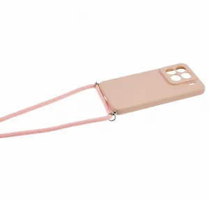 ROPE Kryt so šnúrkou Xiaomi 15 ružový