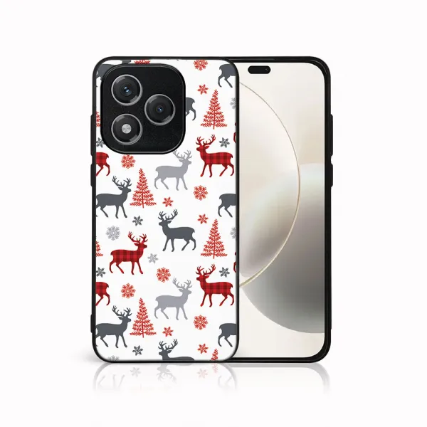 MY ART Kryt s vianočným dizajnom Honor 400 Lite 5G DEER (068)