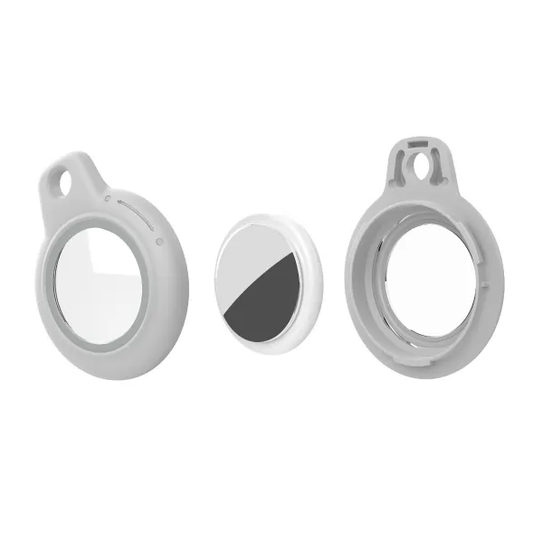 AQUA GUARD Vodotesný obal pre Apple AirTag šedý