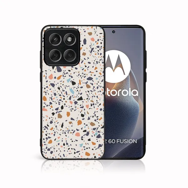MY ART Ochranný kryt pre Motorola Edge 60 / Edge 60 Fusion BEIGE TERRAZZO (162)