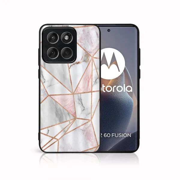MY ART Ochranný kryt pre Motorola Edge 60 / Edge 60 Fusion PINK MARBLE (143)