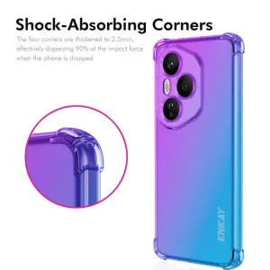 ENKAY GRADIENT Ochranný kryt pre Honor 400 Pro 5G BLUE PINK