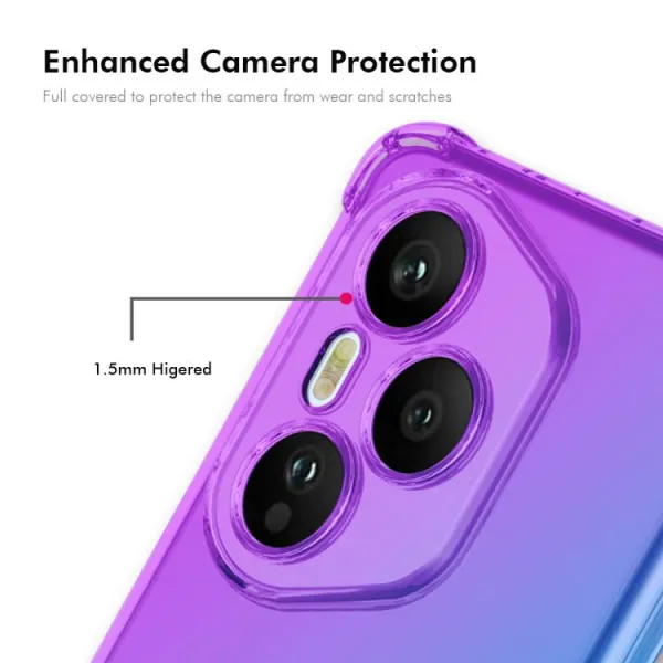 ENKAY GRADIENT Ochranný kryt pre Honor 400 Pro 5G BLUE PINK