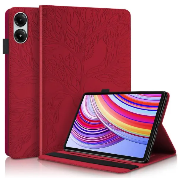 ART TREE Zaklápacie puzdro pre Xiaomi Redmi Pad 2 červené