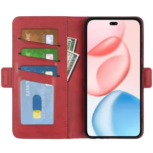 SIDE Peňaženkové puzdro pre Honor 400 Pro 5G červené