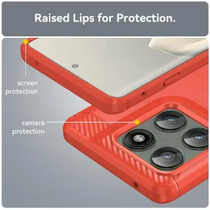 FLEXI TPU Ochranný kryt Motorola Edge 60 Pro červený