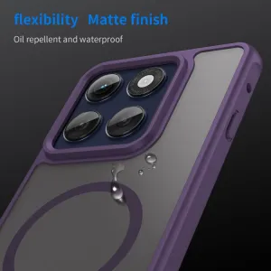FANDUN MAGSAFE Ochranný kryt pre Motorola Edge 60 Pro fialový