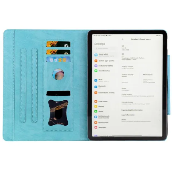 KITTY Zaklápacie puzdro pre Xiaomi Redmi Pad 2 svetlomodré