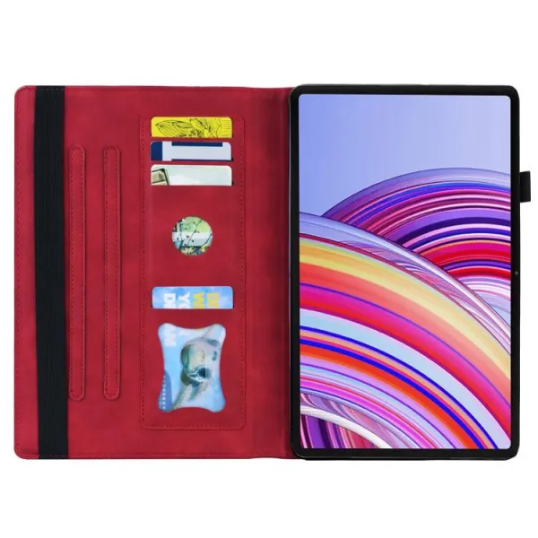 FLATY Zaklápacie puzdro pre Xiaomi Redmi Pad 2 červené