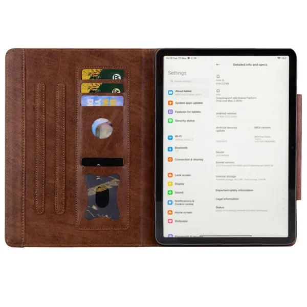 KITTY Zaklápacie puzdro pre Xiaomi Redmi Pad 2 hnedé