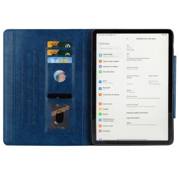 KITTY Zaklápacie puzdro pre Xiaomi Redmi Pad 2 tmavomodré