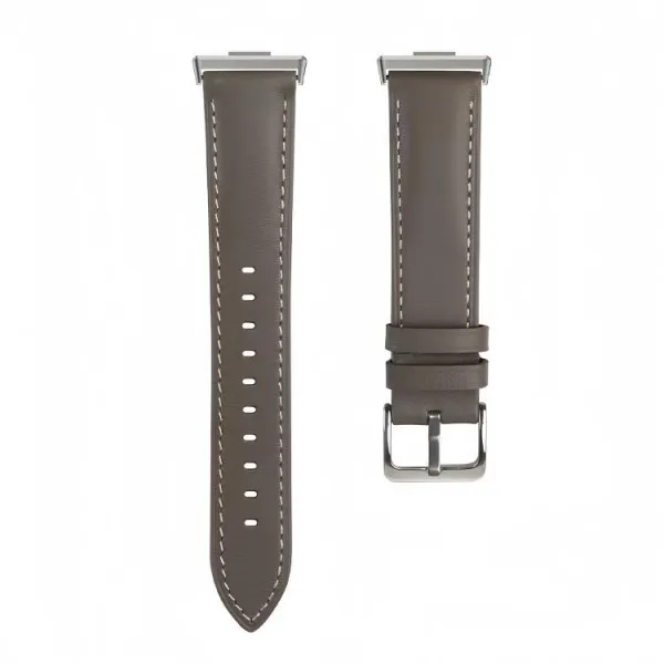 LEATHER Kožený remienok pre Huawei Watch Fit 3 / Fit 4 / Fit 4 Pro / Fit 5 / Fit 5 Pro šedý