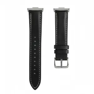 LEATHER Kožený remienok pre Huawei Watch Fit 3 / Fit 4 / Fit 4 Pro / Fit 5 / Fit 5 Pro čierny