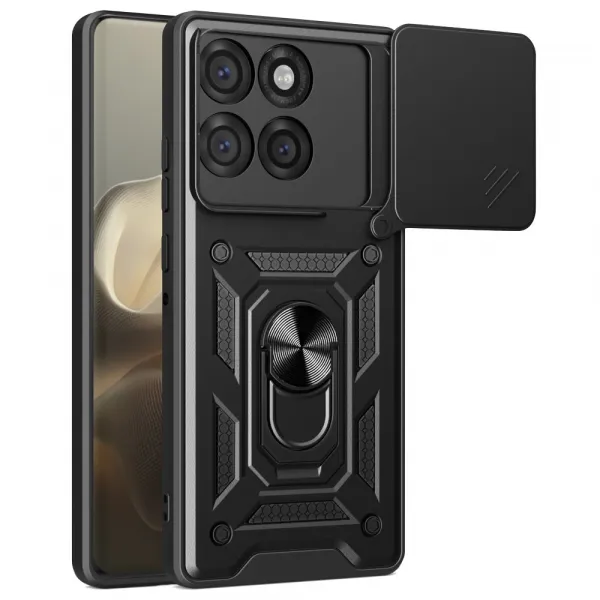 RING CAMERA Kryt s držiakom pre Motorola Edge 60 Pro čierny