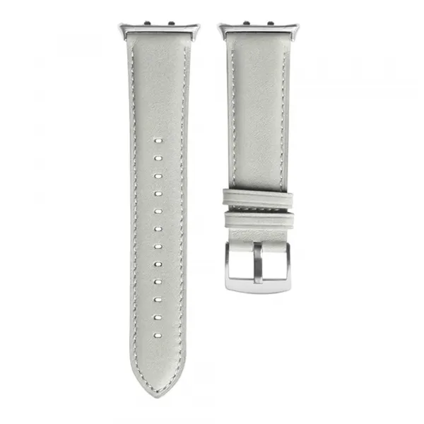 LEATHER Kožený remienok pre Honor Watch 5 biely